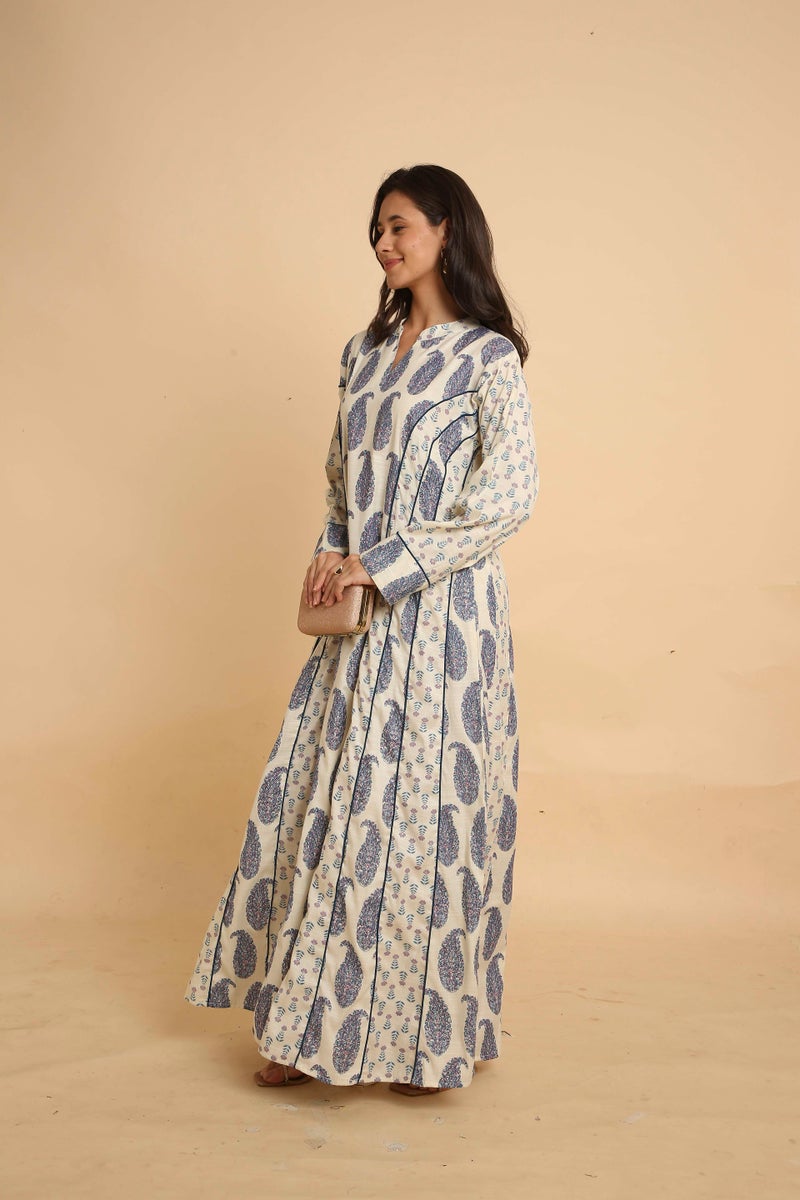 HANA & SARA Womens Exclusive Arabic Jalabiya with Elegant Sleeves and Fine Stitching - Image 5